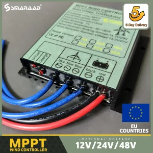Regolatore di Carica per Turbina Eolica MPPT 2000W 12V 24V 48V di Alta Qualità, Potenziamento a Bassa Velocità del Vento, Impermeabile, Dissipazione del Calore