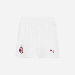 Puma Milan Home 24-25 Jr – Pantaloncini Calcio Ufficiali – Bianco