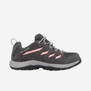 Columbia Crestwood Low Wp W – Scarpe Trail – Donna – Grigio