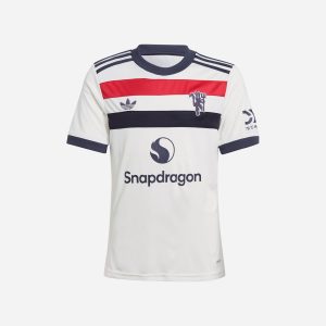 Adidas Manchester United 3rd 24-25 Jr – Maglia Calcio Ufficiale – Bianco