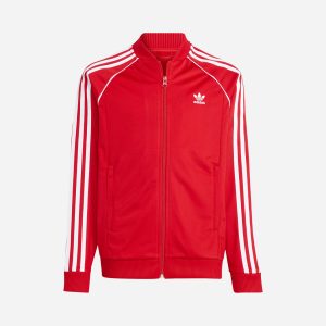 Adidas Classic Jr – Felpa – Rosso