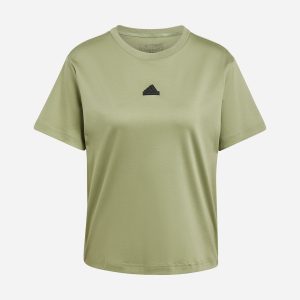 Adidas Brand Love W – T-shirt – Donna – Verde