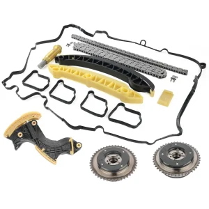AP02 Kit regolatore albero a camme e catena di distribuzione con tenditore per Mercedes W203 S203 W204 W211 C 180 200 E 200 1.8 motore M271