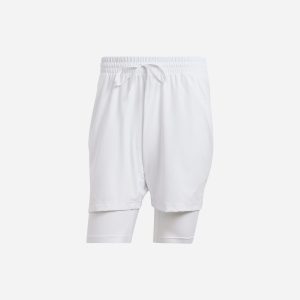 Adidas Wimbledon M – Pantaloncini Tennis – Uomo – Bianco