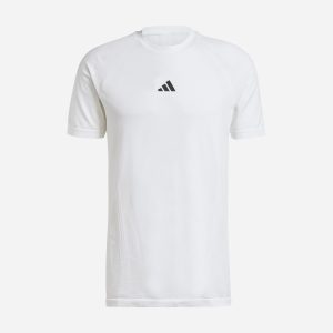 Adidas Wimbledon M – T-shirt Tennis – Uomo – Bianco