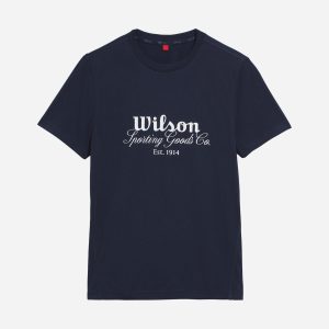 Wilson Easy W – T-shirt Tennis – Donna – Blu Navy
