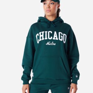 New Era 9forty Written Chicago W – Felpa – Donna – Verde