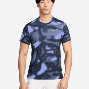 Nike Advantage M – T-shirt Tennis – Uomo – Blu Navy