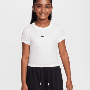 Nike Small Logo Jr – T-shirt – Bianco