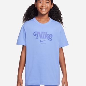 Nike Logo ’80 Jr – T-shirt – Blu Royal