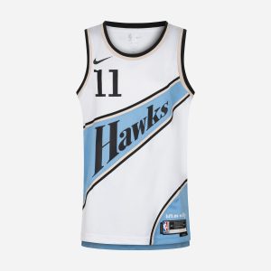 Nike Atlanta Hawks M – Canotta Basket – Uomo – Bianco