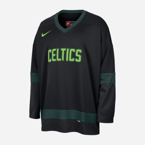 Nike Boston Celtics Hockey M – Abbigliamento Basket – Uomo – Nero