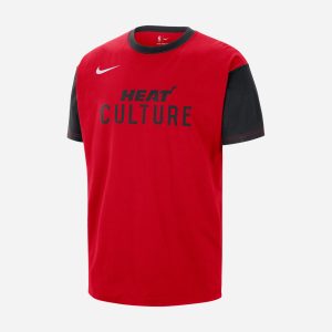 Nike Miami Heat M – Abbigliamento Basket – Uomo – Rosso