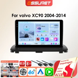 OSSURET autoradio Android per Volvo xc90 xc 90 lettori Video Stereo multimediali per Auto Wireless CarPlay schermo GPS automatico 2004 – 2014