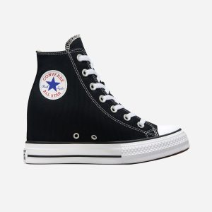 Converse Chuck Taylor All Star Wedge High W – Scarpe Sneakers – Donna – Nero