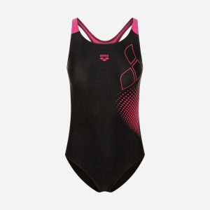 Arena Logo W – Costume Piscina – Donna – Nero