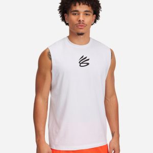 Under Armour Curry M – Maglia Basket – Uomo – Bianco