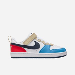 Nike Court Borough Low Recraft Ps Jr – Scarpe Sneakers – Bianco