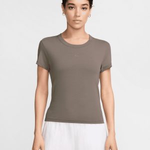 Nike Chill Small Logo W – T-shirt – Donna – Marrone