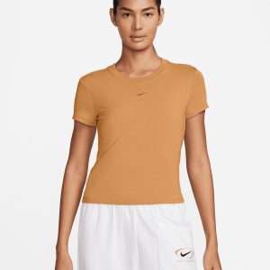 Nike Chill Small Logo W – T-shirt – Donna – Giallo