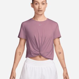 Nike Crop Small Logo W – T-shirt Training – Donna – Rosa