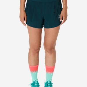 Asics Road 3,5in W – Short Running – Donna – Verde
