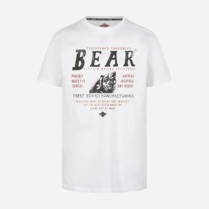 Bear Iconic Surf M – T-shirt – Uomo – Bianco