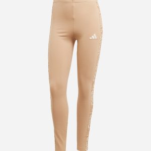 Adidas 3stripes Macu W – Leggings – Donna – Beige