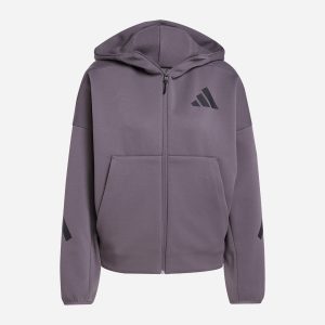 Adidas New Zne W – Felpa – Donna – Grigio