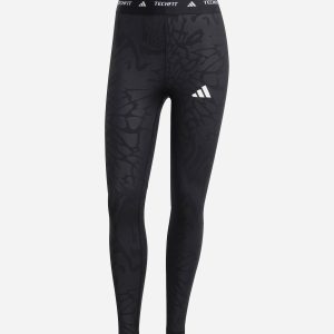 Adidas Techfit Print W – Leggings – Donna – Nero