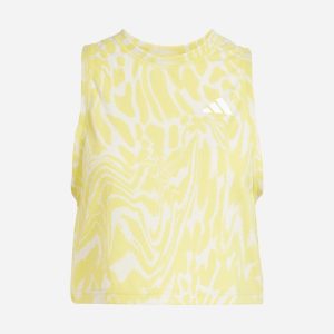 Adidas Crop W – Canotta Training – Donna – Giallo