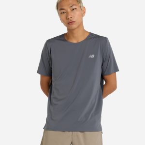 New Balance Race Day M – T-shirt Running – Uomo – Grigio