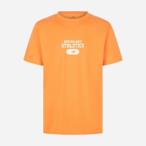 New Balance Heritage Graphic M – T-shirt – Uomo – Arancione