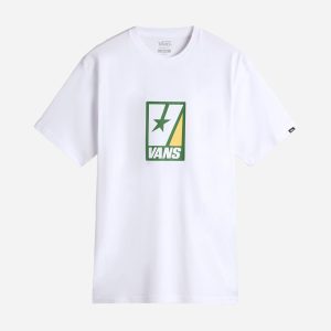 Vans Logo Star M – T-shirt – Uomo – Bianco