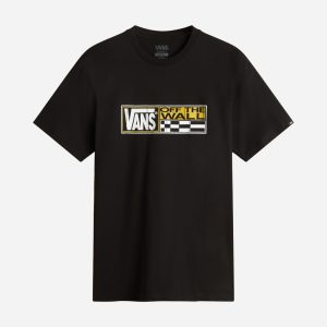 Vans Stretch Logo Check M – T-shirt – Uomo – Nero