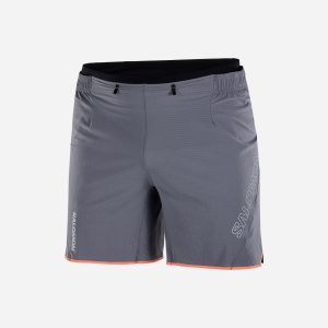 Salomon Sense Aero 7 M – Short Running – Uomo – Grigio