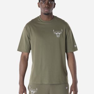 New Era Le Os Chicago Bulls M – Abbigliamento Basket – Uomo – Verde