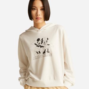 Freddy Topolino W – Felpa – Donna – Bianco