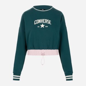 Converse Logo W – Felpa – Donna – Verde