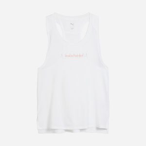 Puma Graphic Mesh W – Canotta Running – Donna – Bianco