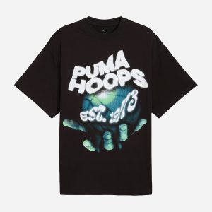 Puma Hoops M – T-shirt – Uomo – Nero