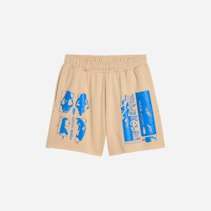 Puma Ancient Roars Puffprint M – Pantaloncini – Uomo – Beige