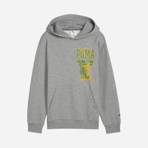 Puma Over Basket Jr – Felpa – Grigio