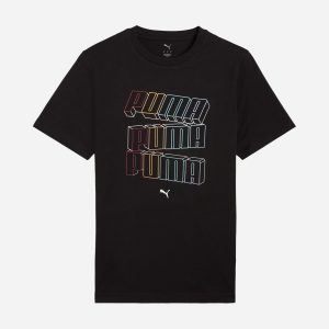 Puma Logo Lab M – T-shirt – Uomo – Nero