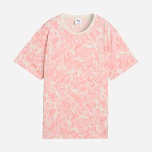 Puma Nature W – T-shirt – Donna – Rosa