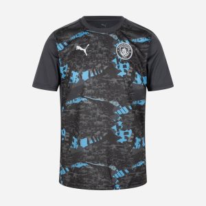 Puma Manchester City Prematch Ss 24-25 M – Abbigliamento Calcio Ufficiale – Uomo – Color Mix