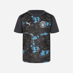 Puma Manchester City Prematch Ss 24-25 M – Abbigliamento Calcio Ufficiale – Uomo – Color Mix