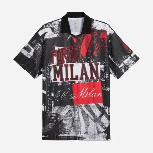 Puma Milan Ftblnrgy+ Retro 24-25 M – Abbigliamento Calcio Ufficiale – Uomo – Color Mix