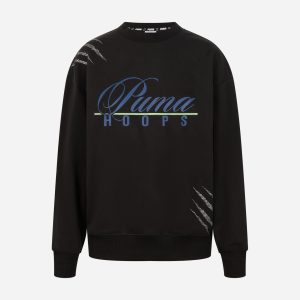 Puma Big Logo W – Felpa – Donna – Nero