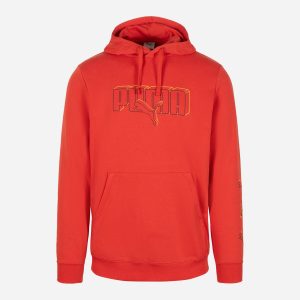 Puma Logo Lab M – Felpa – Uomo – Rosso